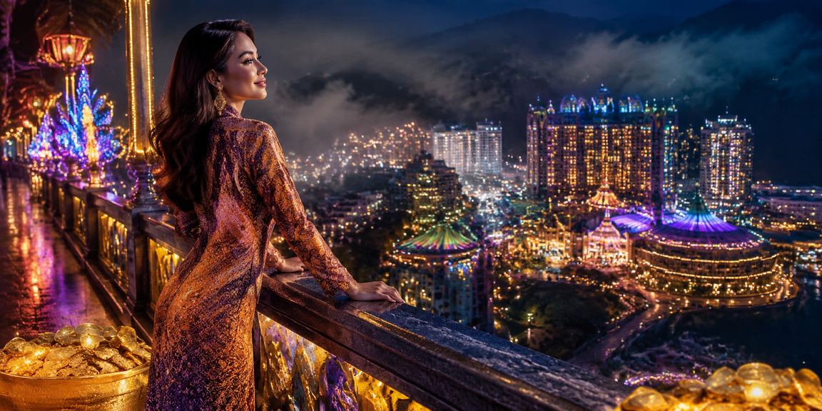 Pemandangan kasino dan pertaruhan Genting Highlands yang glamor