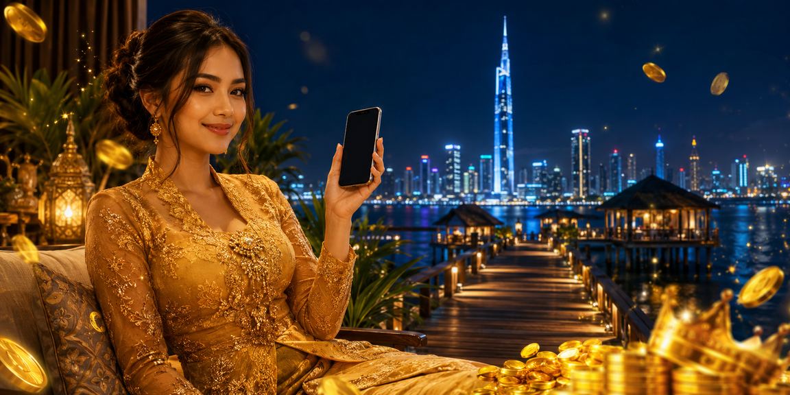 Seorang wanita di Kuala Lumpur menggunakan telefon pintar untuk pertaruhan sukan